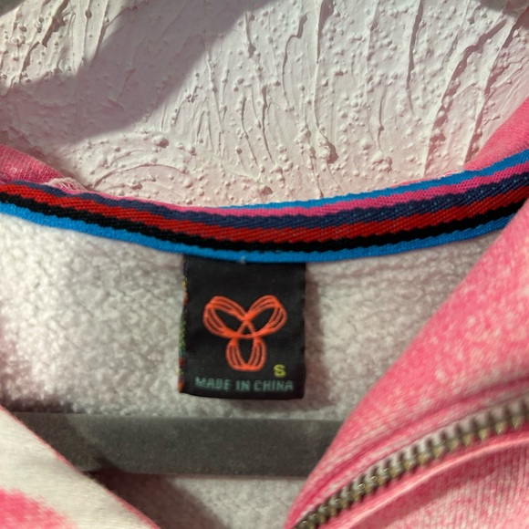 Bubble Gum Pink Cozy TNA 2013 Old-school Full Zip Hoodie - Size Small - Picture 3 of 5